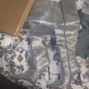 Steven madden skyscraper rhinestone boots